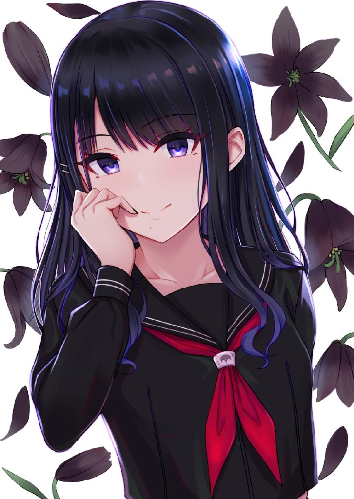 【P站画师】纯情黑发JK喜欢吗？日本画师ミヤ的插画作品20P