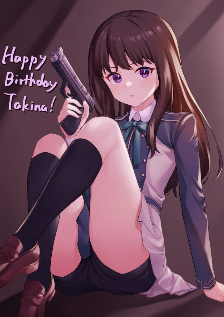 【P站精选】SaKaNa↗~~《Lycoris Recoil》井之上泷奈壁纸特辑20P