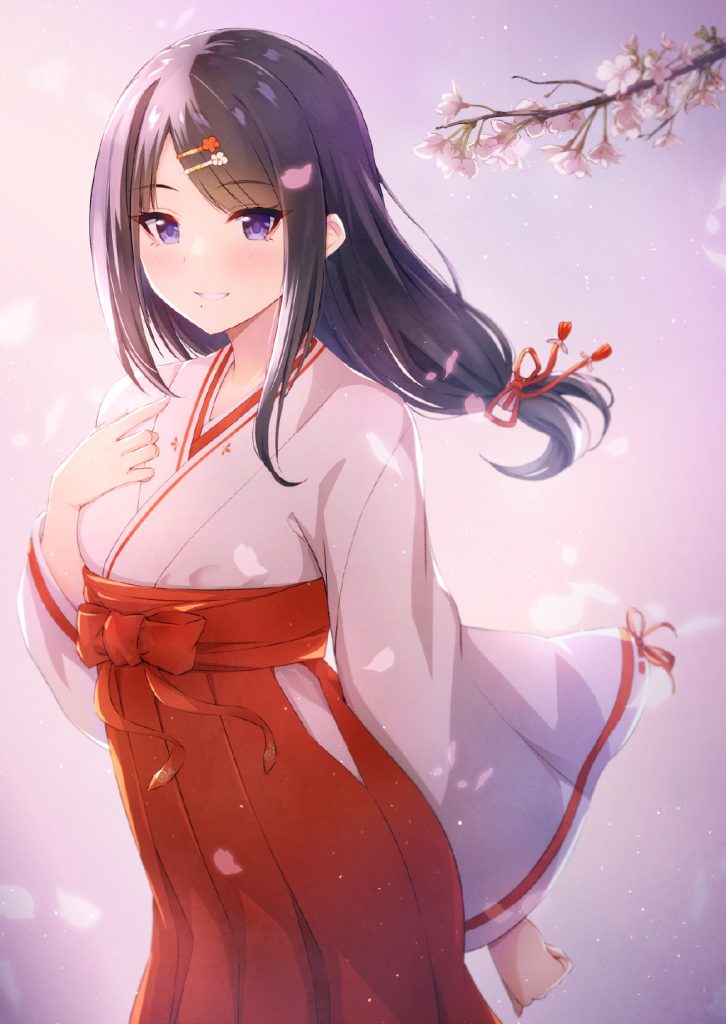 【P站画师】纯情黑发JK喜欢吗？日本画师ミヤ的插画作品20P