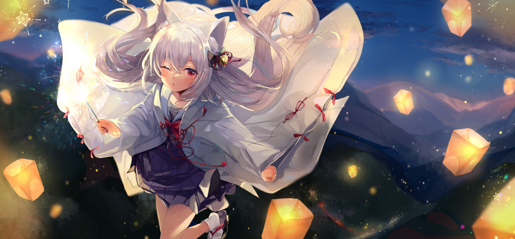 【P站精选】可爱的小萝莉！日本画师ゆんみ的插画作品推荐19P