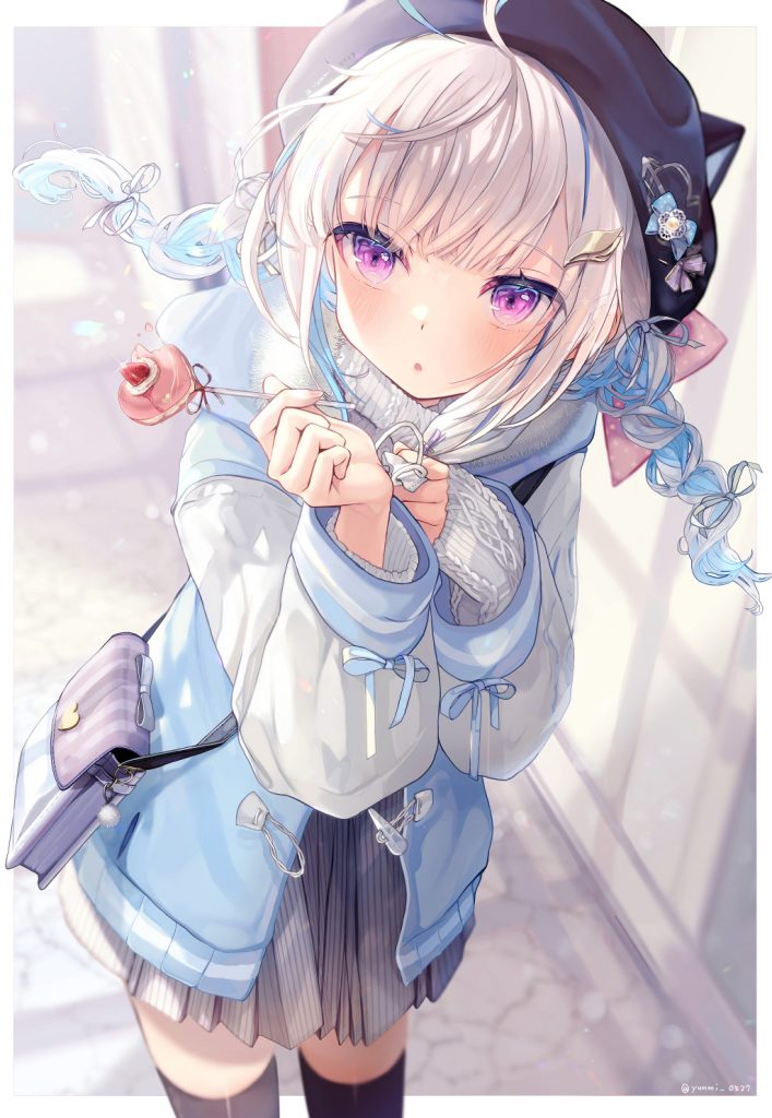 【P站精选】可爱的小萝莉！日本画师ゆんみ的插画作品推荐19P