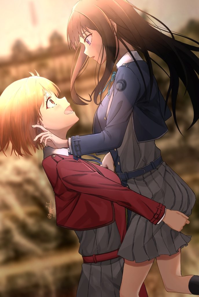 【P站精选】SaKaNa↗~~《Lycoris Recoil》井之上泷奈壁纸特辑20P