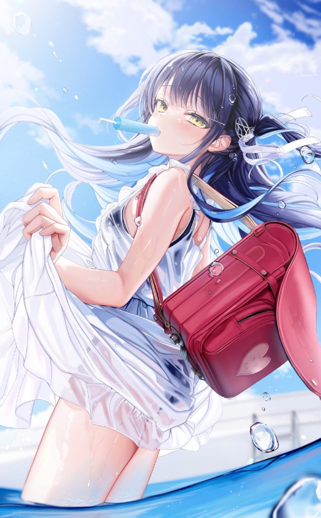 【P站精选】可爱的小萝莉！日本画师ゆんみ的插画作品推荐19P