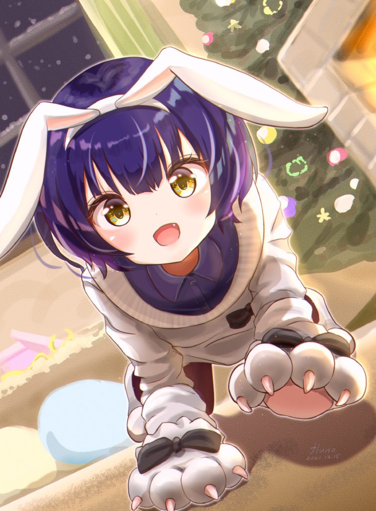 【P站精选】来点萝莉！《请问您今天要来点兔子吗？》条河麻耶壁纸特辑18P